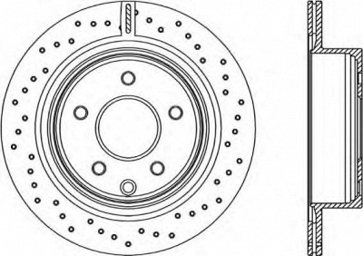 OPEN PARTS bdrs220825 -  Тормозной диск